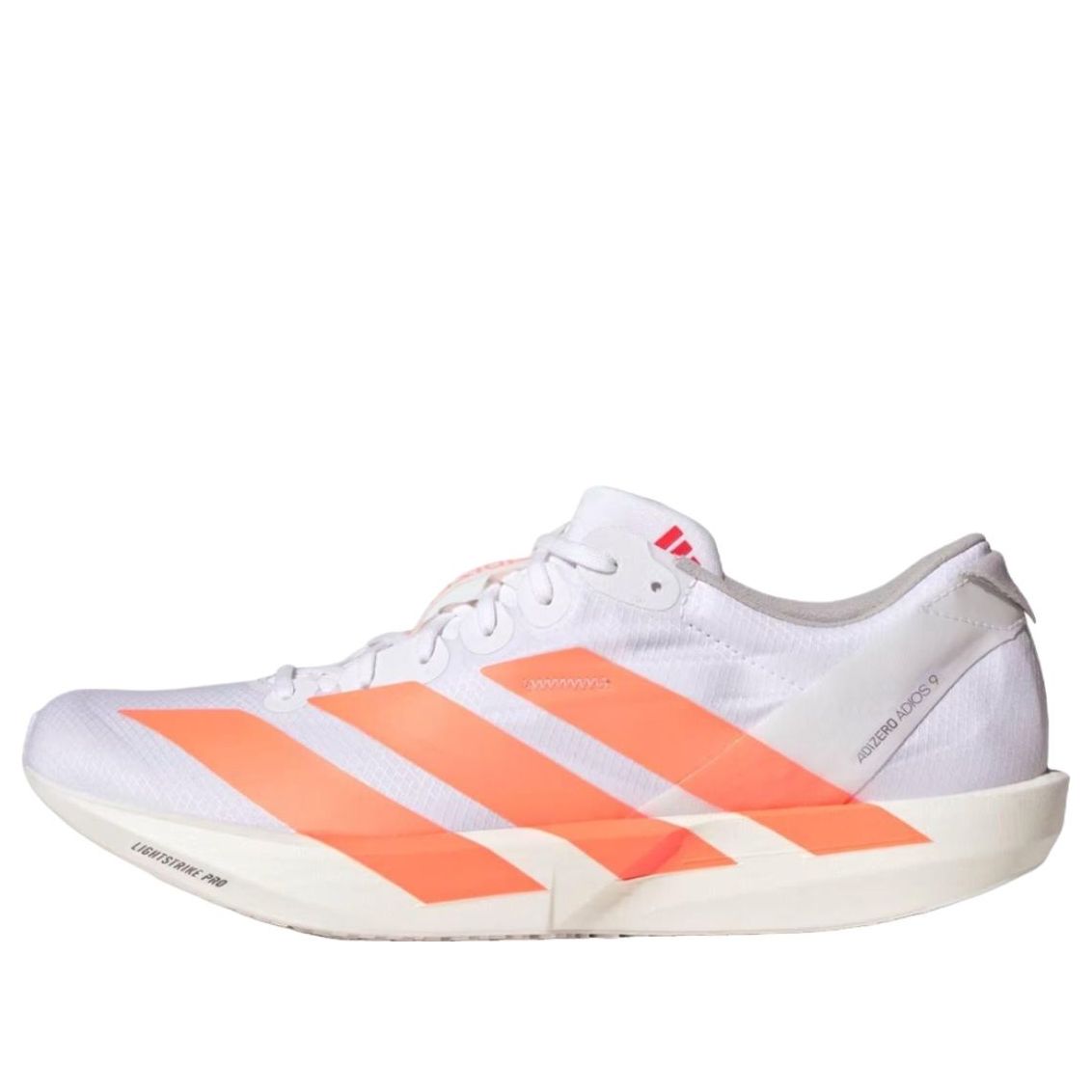 adidas Adizero Adios 9 'White Lucid Orange' JQ0777