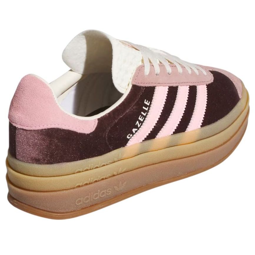 (WMNS) adidas Gazelle Bold 'Shadow Brown Glow Pink' JQ5143