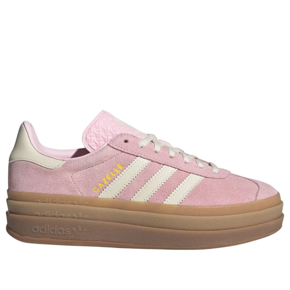 (WMNS) adidas Gazelle Bold 'Clear Pink Cream White' JQ7777