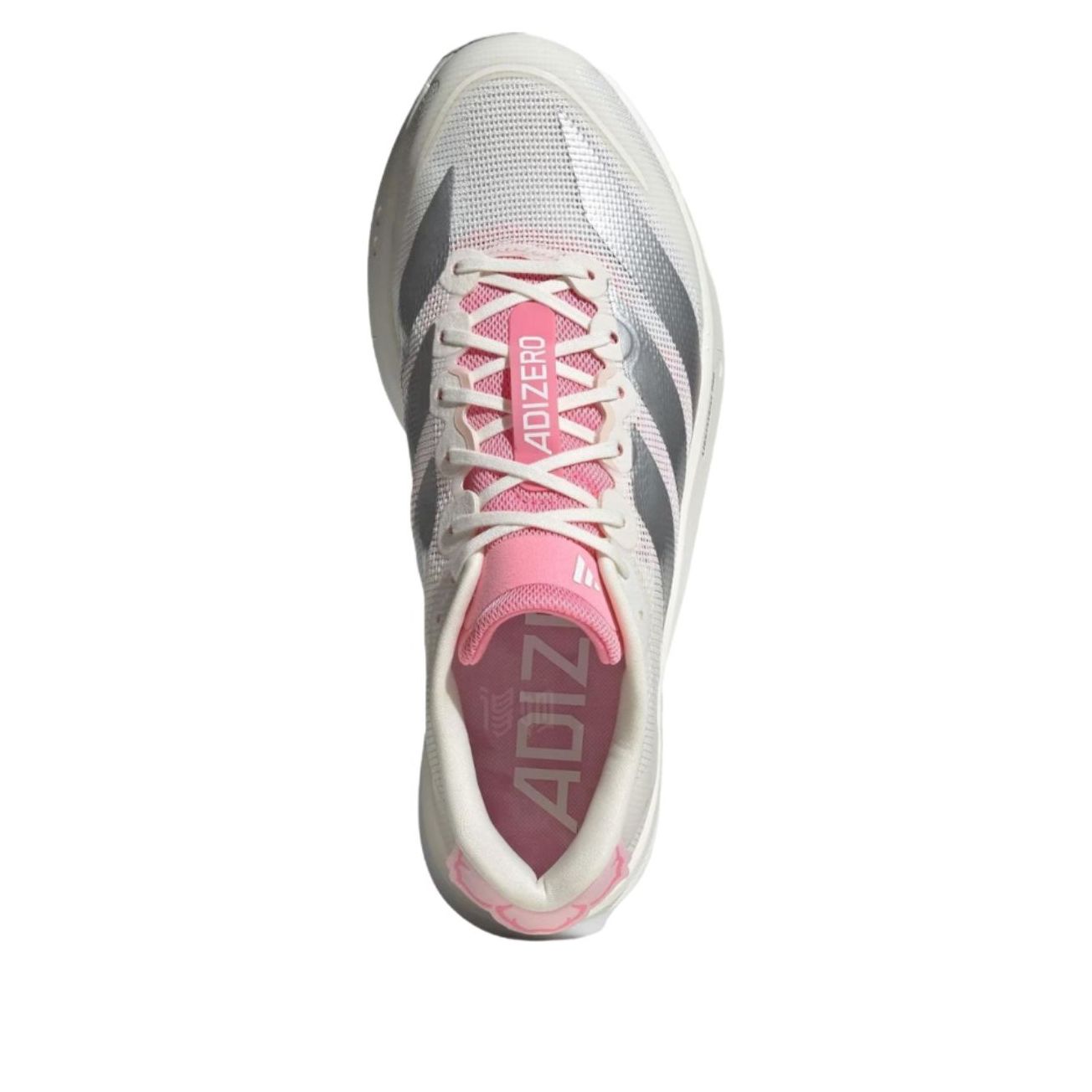 adidas Adizero Boston 13 'White Silver Metallic Bliss Pink' JQ9666