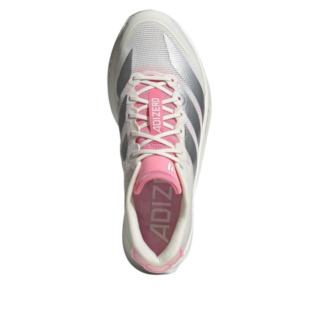 adidas Adizero Boston 13 'White Silver Metallic Bliss Pink' JQ9666