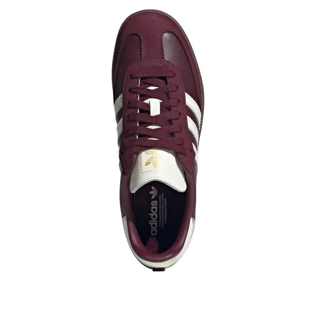(WMNS) adidas Samba 'Maroon Off White' JR8844