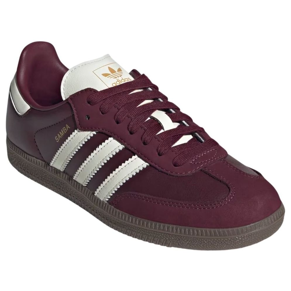 (WMNS) adidas Samba 'Maroon Off White' JR8844