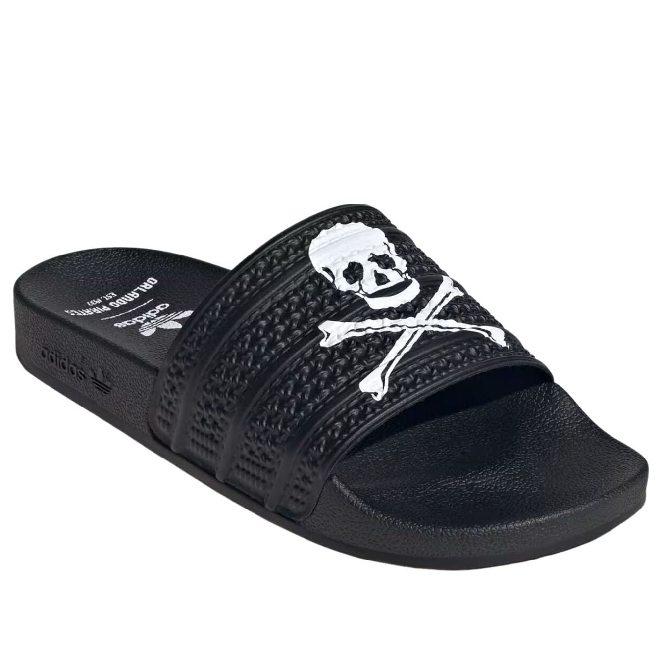 adidas x Orlando Pirates Adilette Slides 'Core Black Cloud White' KI5853