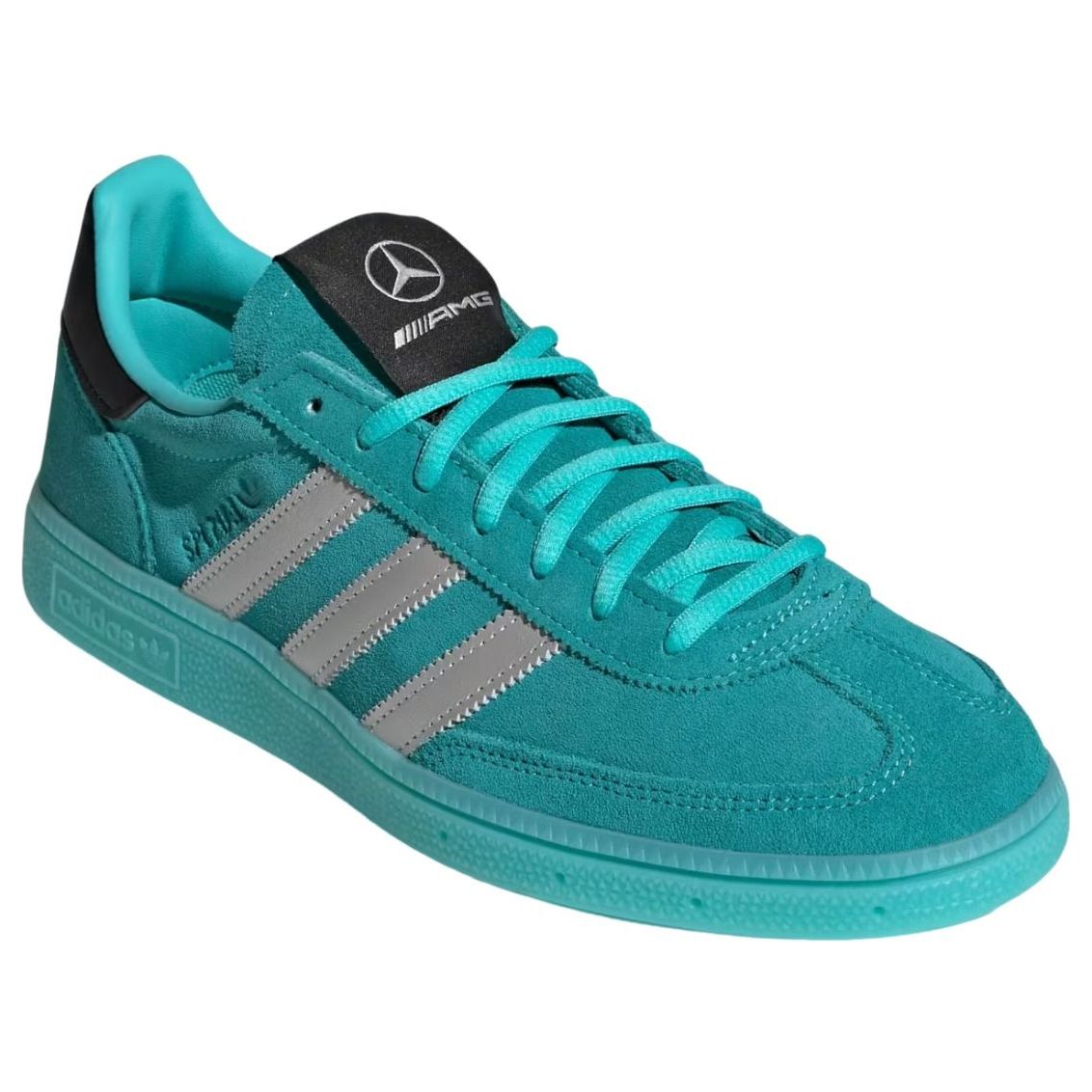 adidas Handball Spezial Mercedes 'Semi Mint Rush Silver' KJ1186