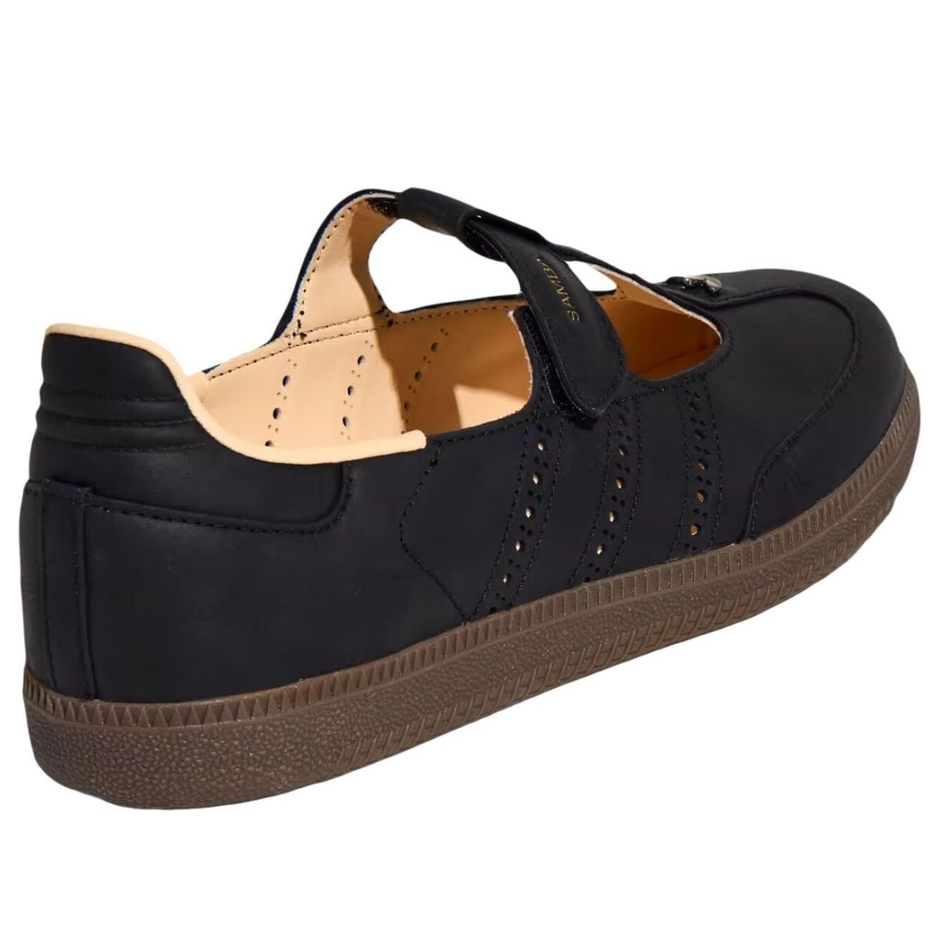 (WMNS) adidas Samba Jane 'Black Crystal Sand Gum' KJ3970