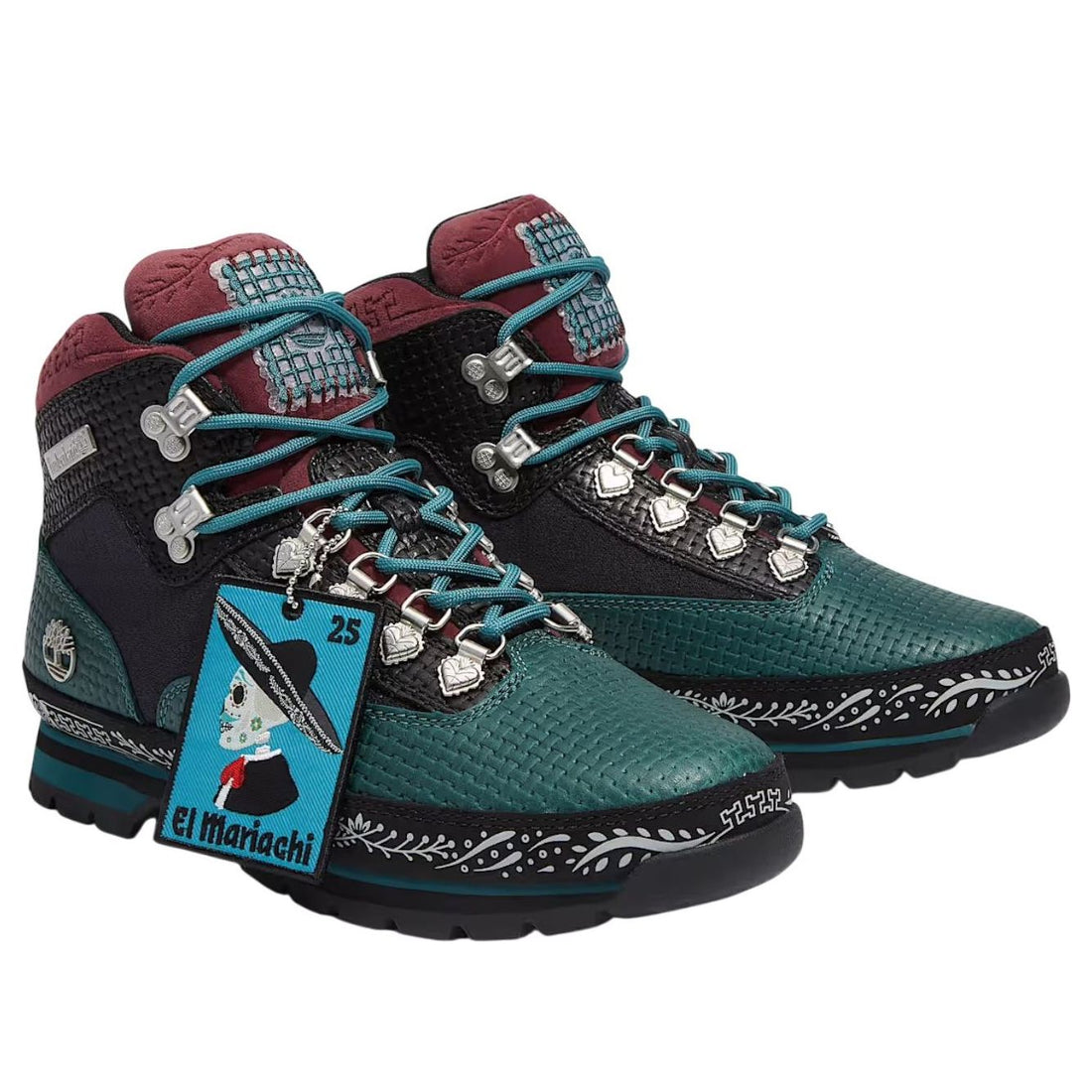 Timberland Euro Hiker Mid 'Dia de los Muertos Teal' TB0A2P27A4W