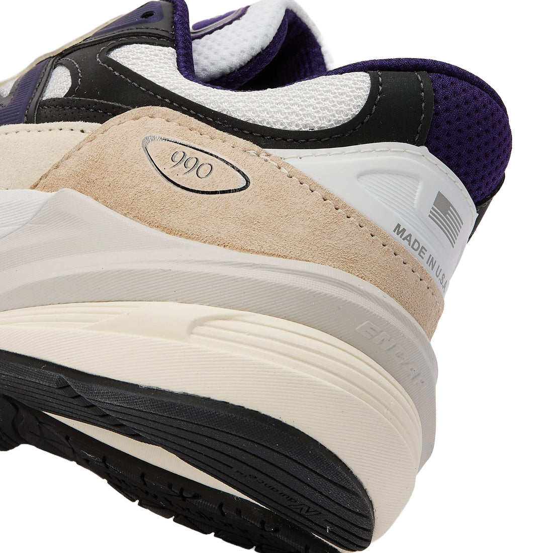 New Balance 990v6 Made In USA 'White Black Plum' U990WB6