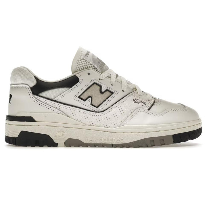 NEW BALANCE 550 CREAM BLACK - SleekGait