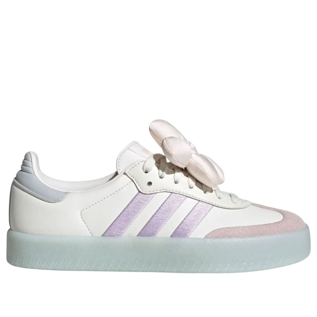 (WMNS) adidas Sambae W 'Cloud White Purple Tint Clear Grey' JR3335