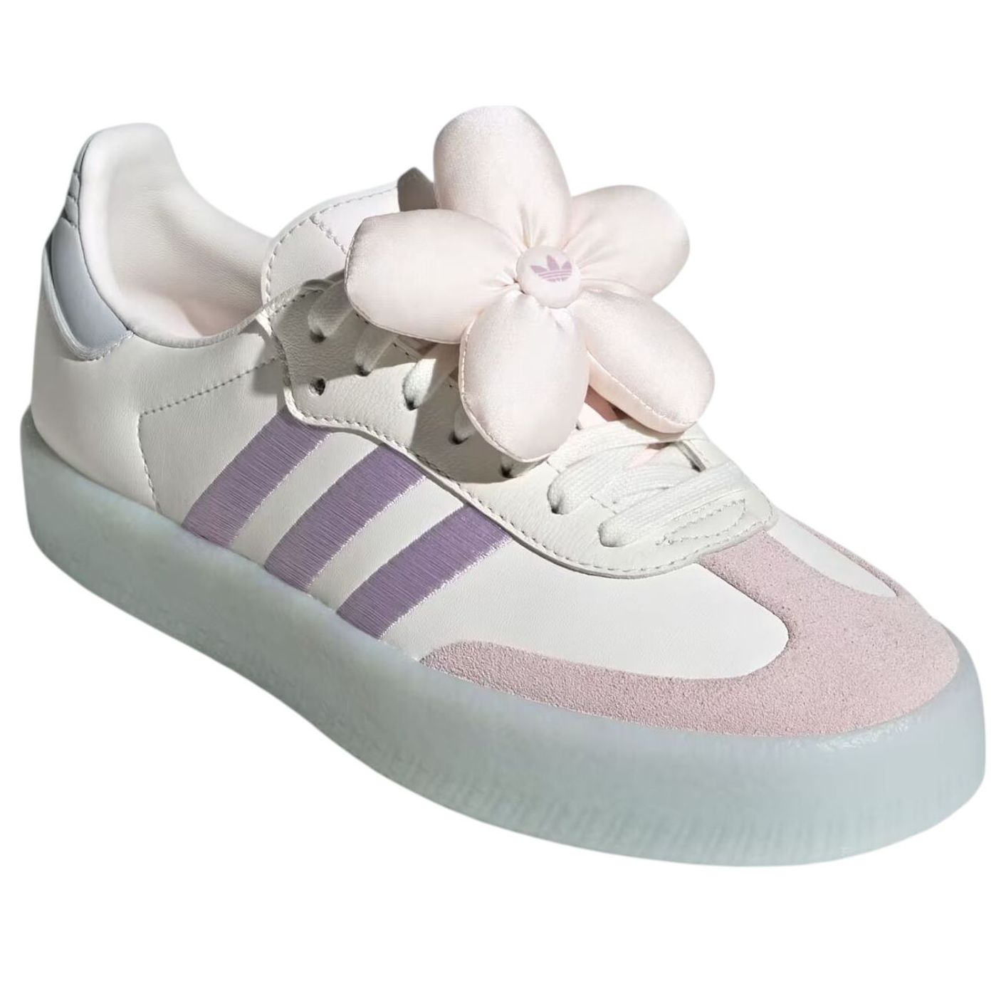 (WMNS) adidas Sambae W 'Cloud White Purple Tint Clear Grey' JR3335