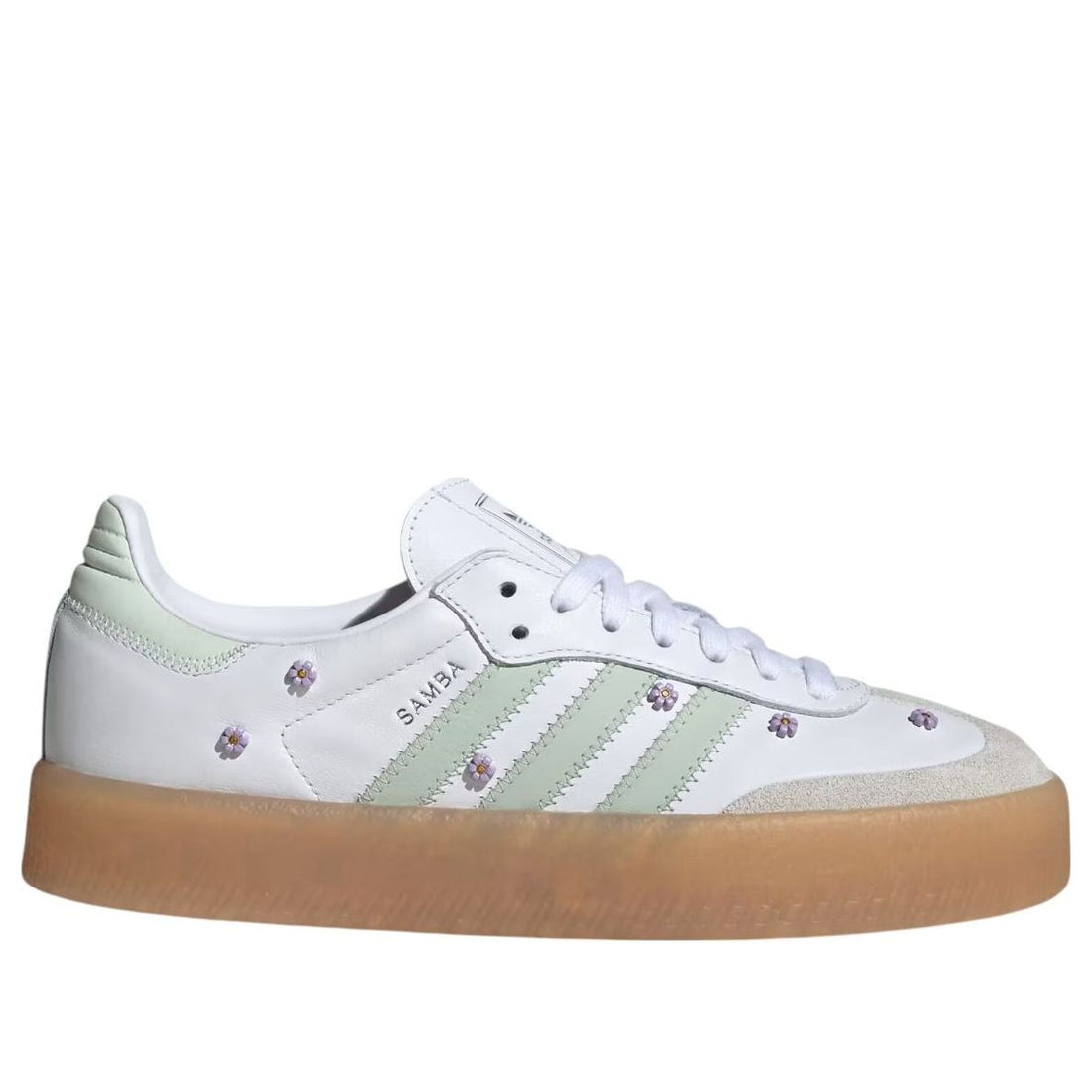 (WMNS) adidas Sambae 'Cloud White Linen Green Gum' JS3954