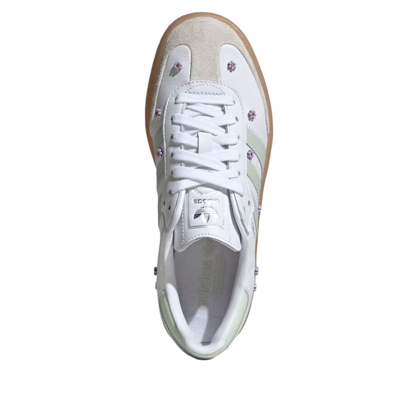 (WMNS) adidas Sambae 'Cloud White Linen Green Gum' JS3954