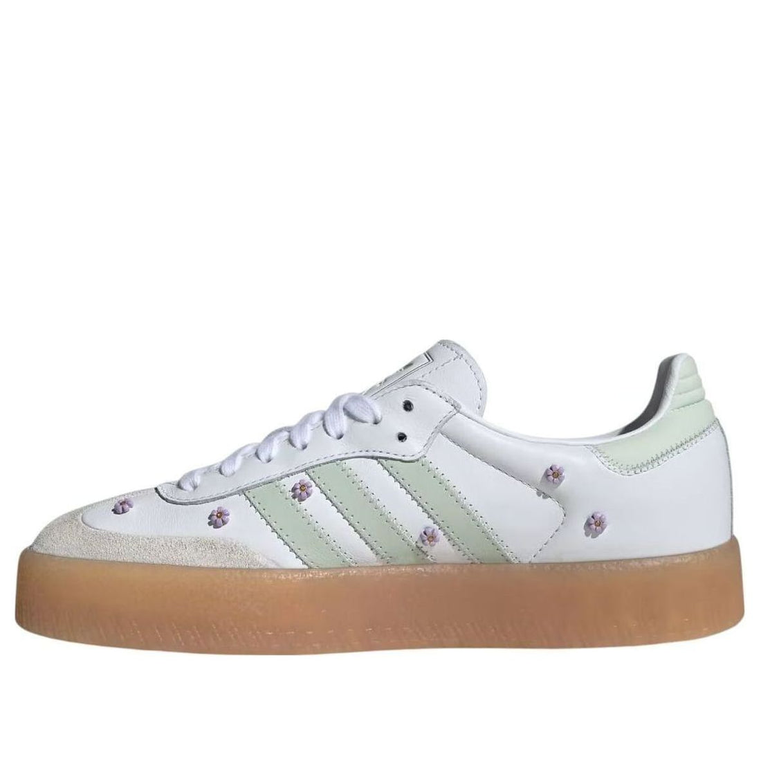 (WMNS) adidas Sambae 'Cloud White Linen Green Gum' JS3954