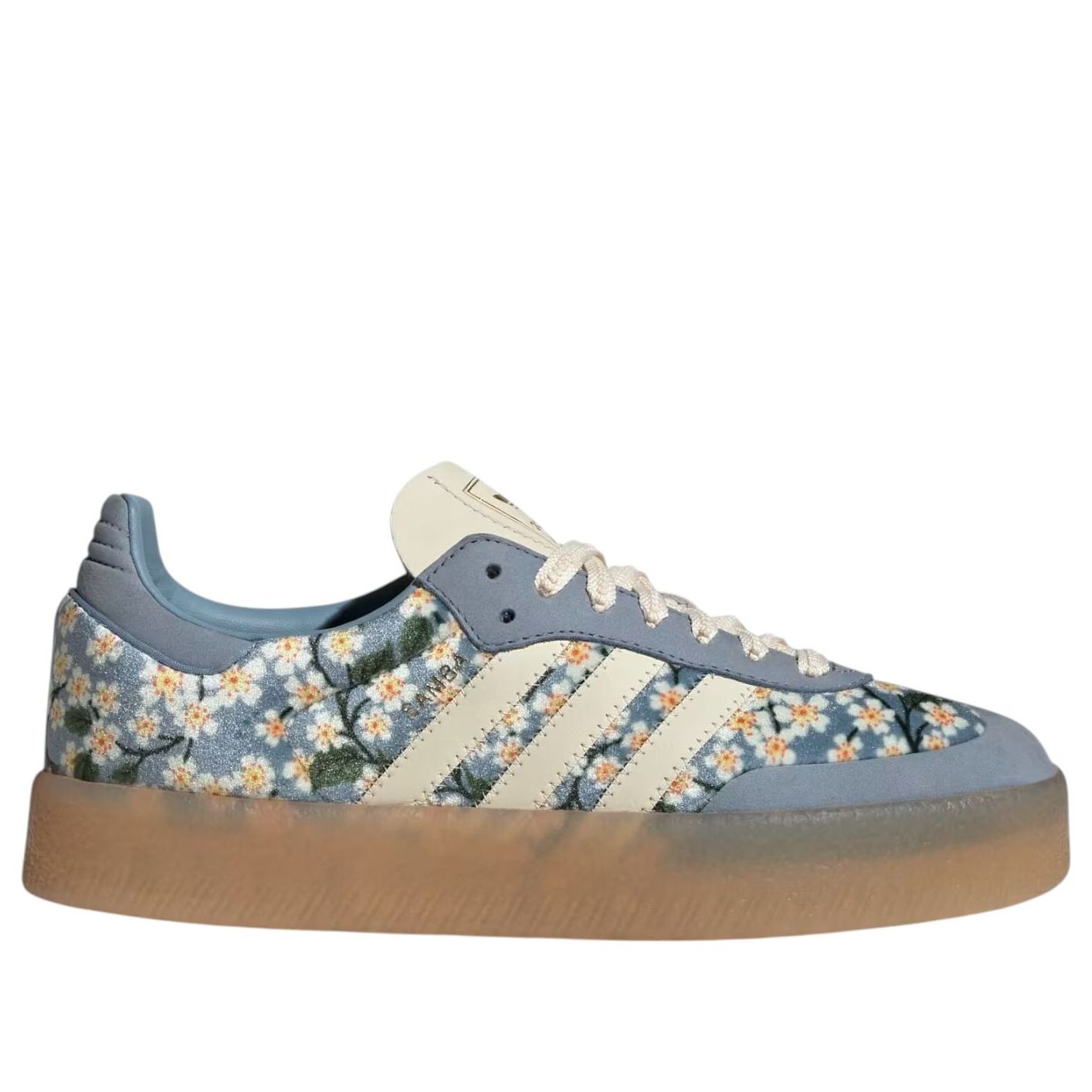 (WMNS) adidas x Liberty London Sambae 'Blue Cream White' JQ6046