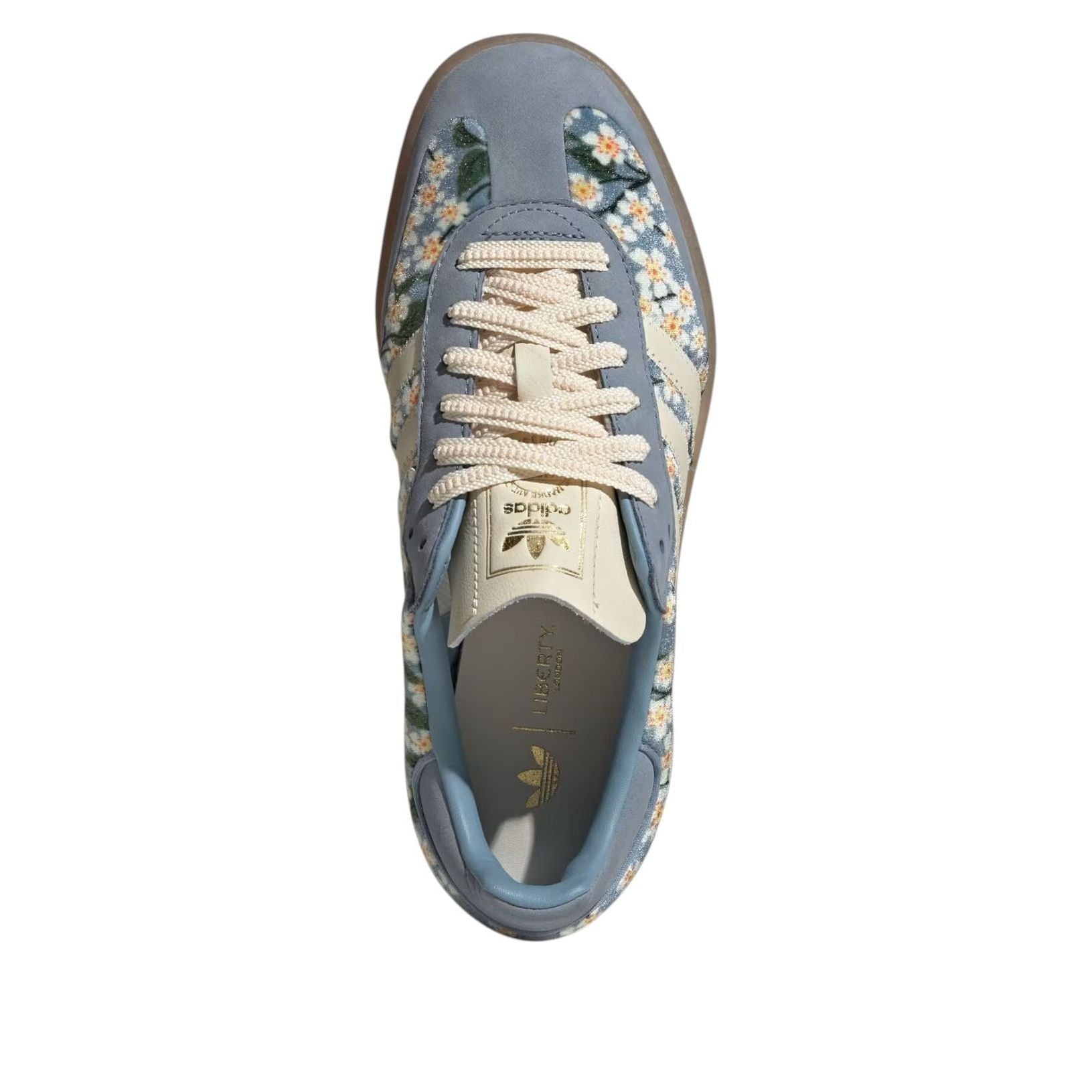 (WMNS) adidas x Liberty London Sambae 'Blue Cream White' JQ6046
