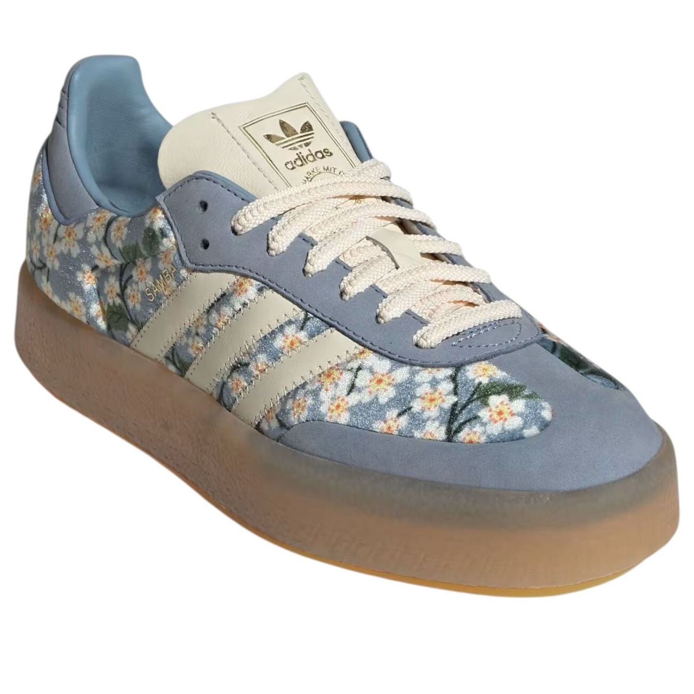 (WMNS) adidas x Liberty London Sambae 'Blue Cream White' JQ6046