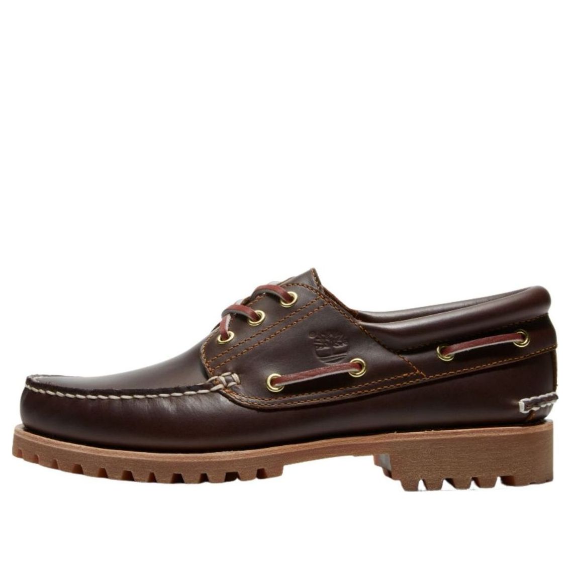 Timberland Authentic 3-Eye Lug Handsewn Boat 'Brown' TB0300032141
