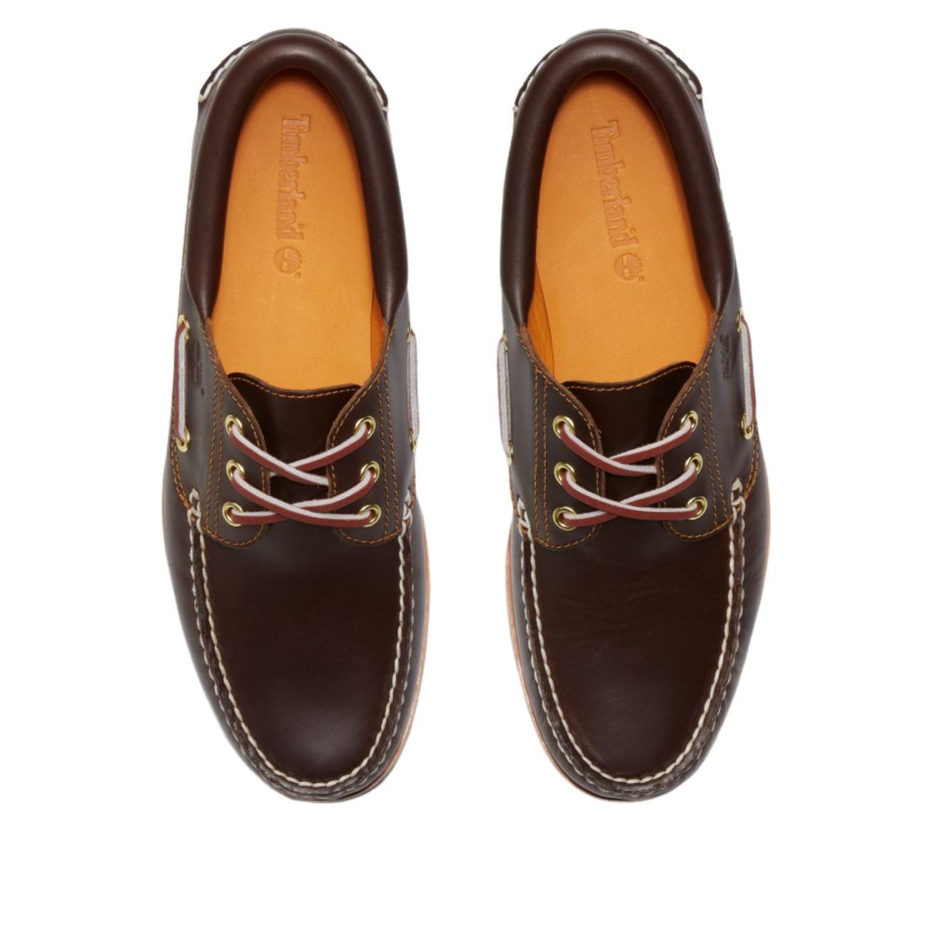 Timberland Authentic 3-Eye Lug Handsewn Boat 'Brown' TB0300032141