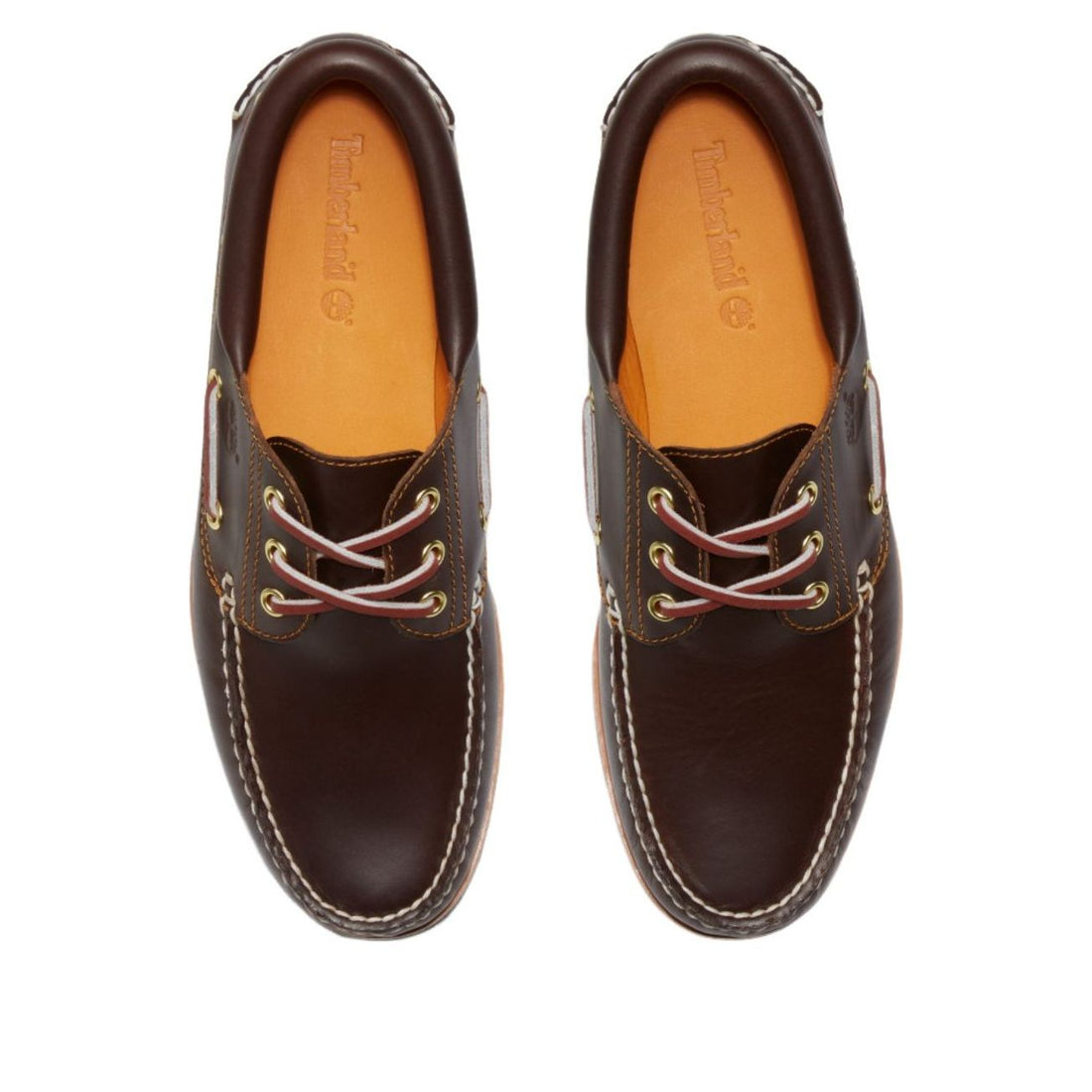 Timberland Authentic 3-Eye Lug Handsewn Boat 'Brown' TB0300032141