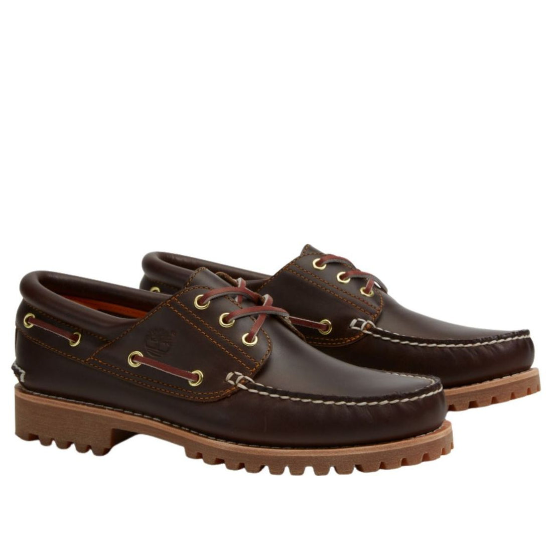 Timberland Authentic 3-Eye Lug Handsewn Boat 'Brown' TB0300032141