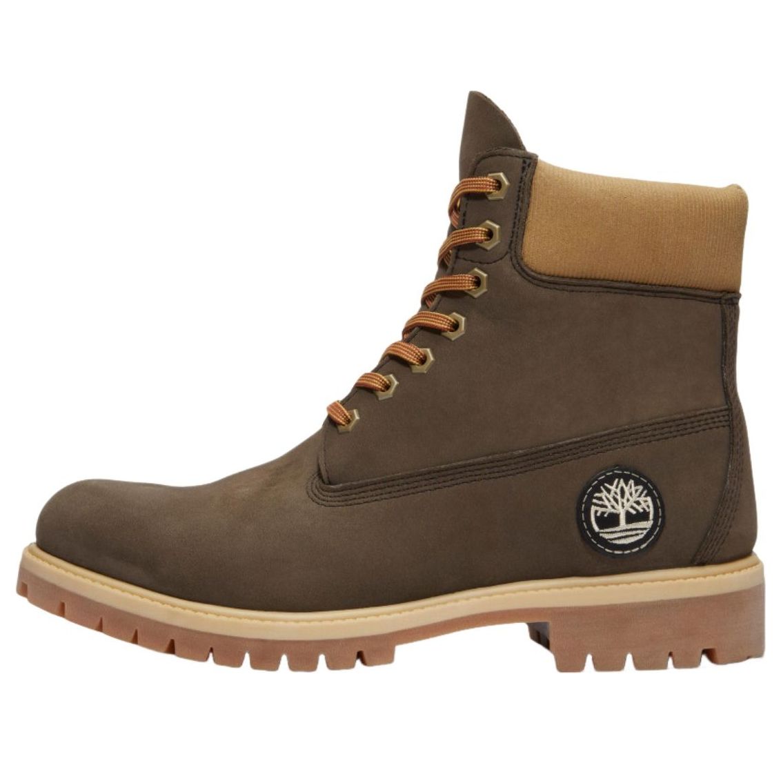 Timberland Premium 6 Inch Waterproof 'Dark Brown Nubuck Olive' TB0A2P6WA4J1