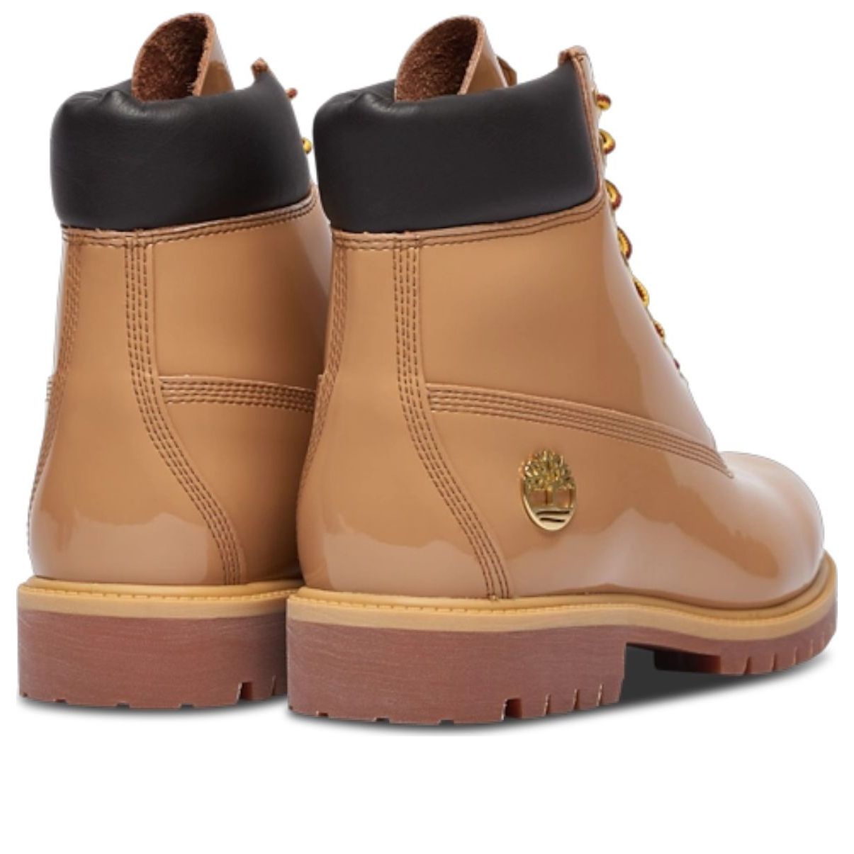 Timberland 6 Inch Premium Waterproof Patent Boots 'Finch Wheat' TB0A41MWA3K