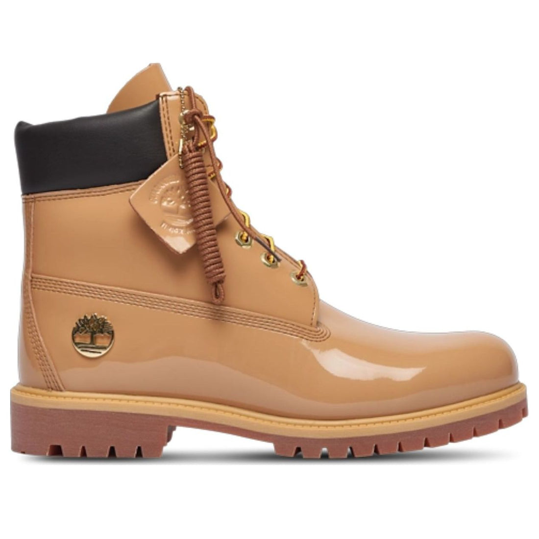 Timberland 6 Inch Premium Waterproof Patent Boots 'Finch Wheat' TB0A41MWA3K