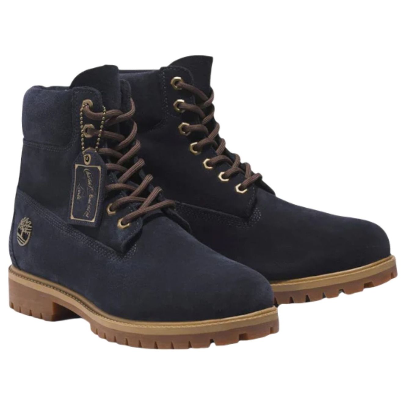 Timberland Heritage 6 Inch Lace Up Waterproof 'Dark Blue Suede' TB0A6821EP3