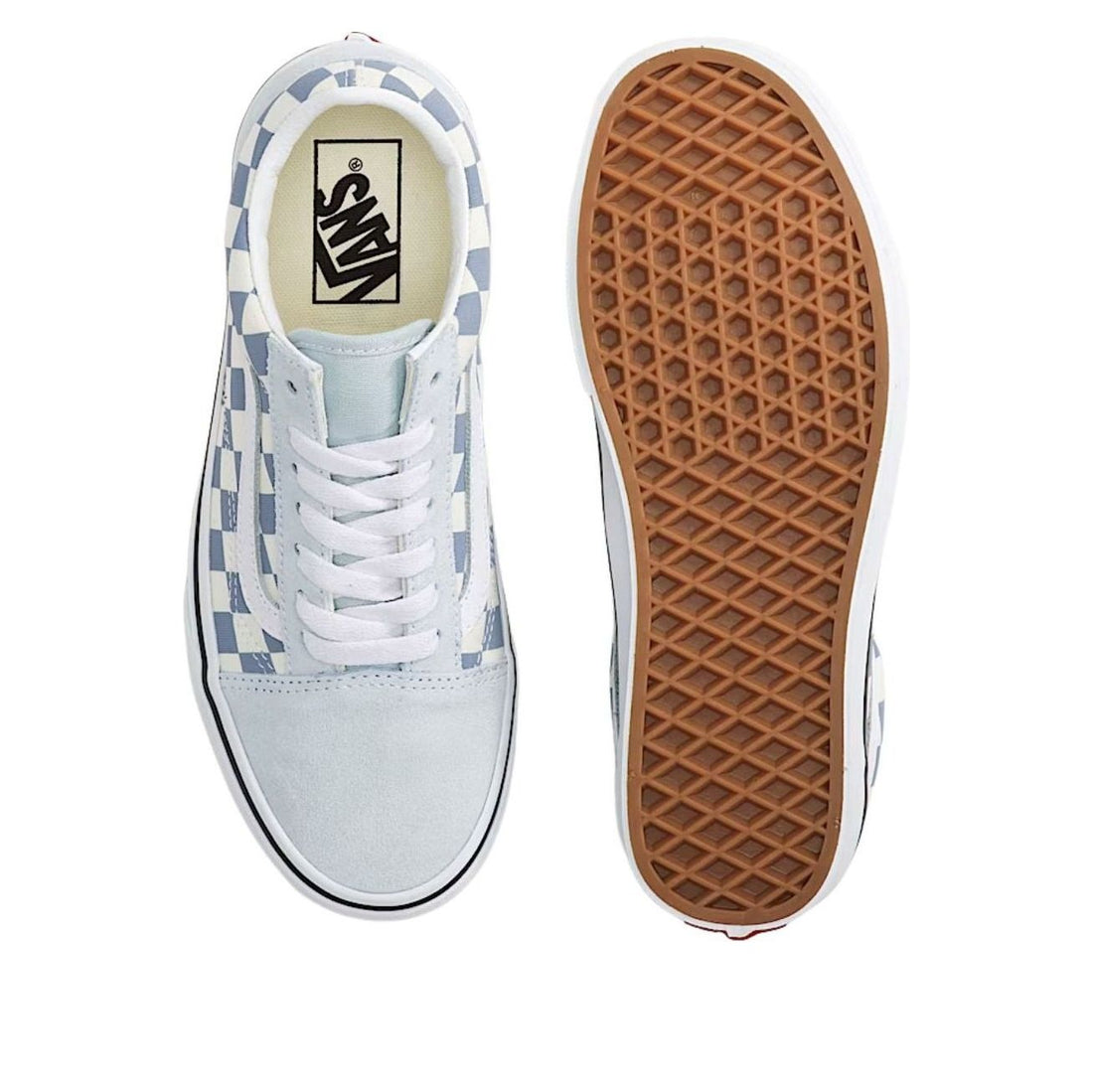 Vans Old Skool Checkerboard 'Dawn Mist Blue' VN000D6WFOA