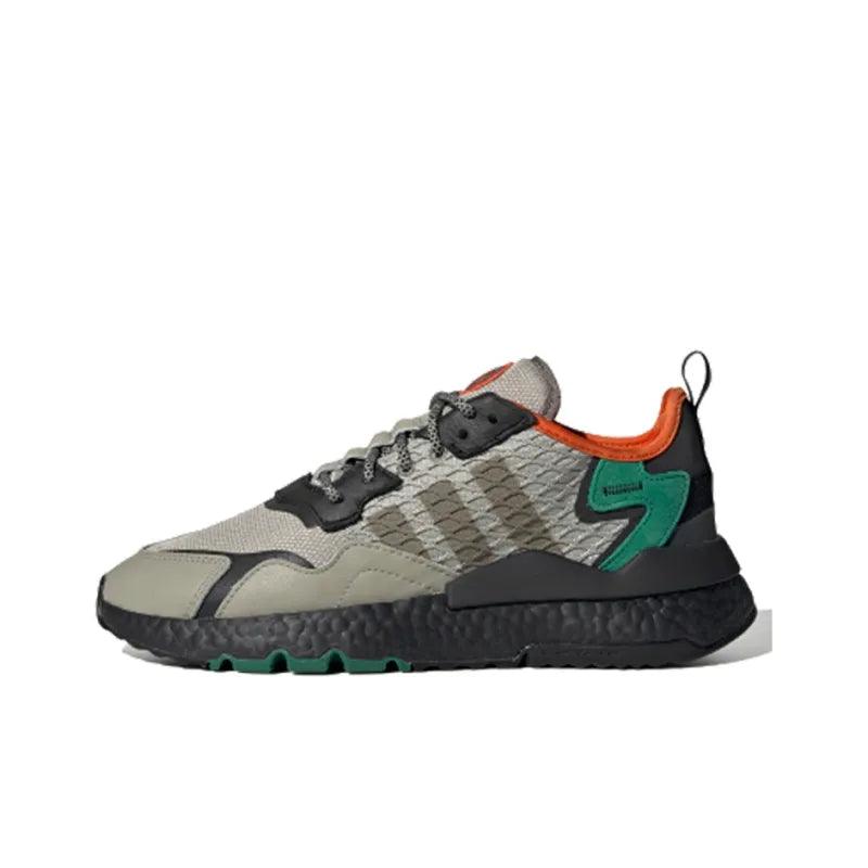 Adidas Originals Nite Jogger 'Sesame Black/Bold Green'