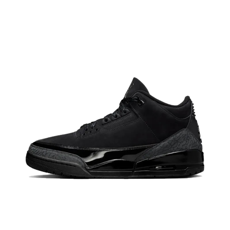 Air Jordan 3 Retro 'Black Cat' 2025 – Men's Stealth Sneaker
