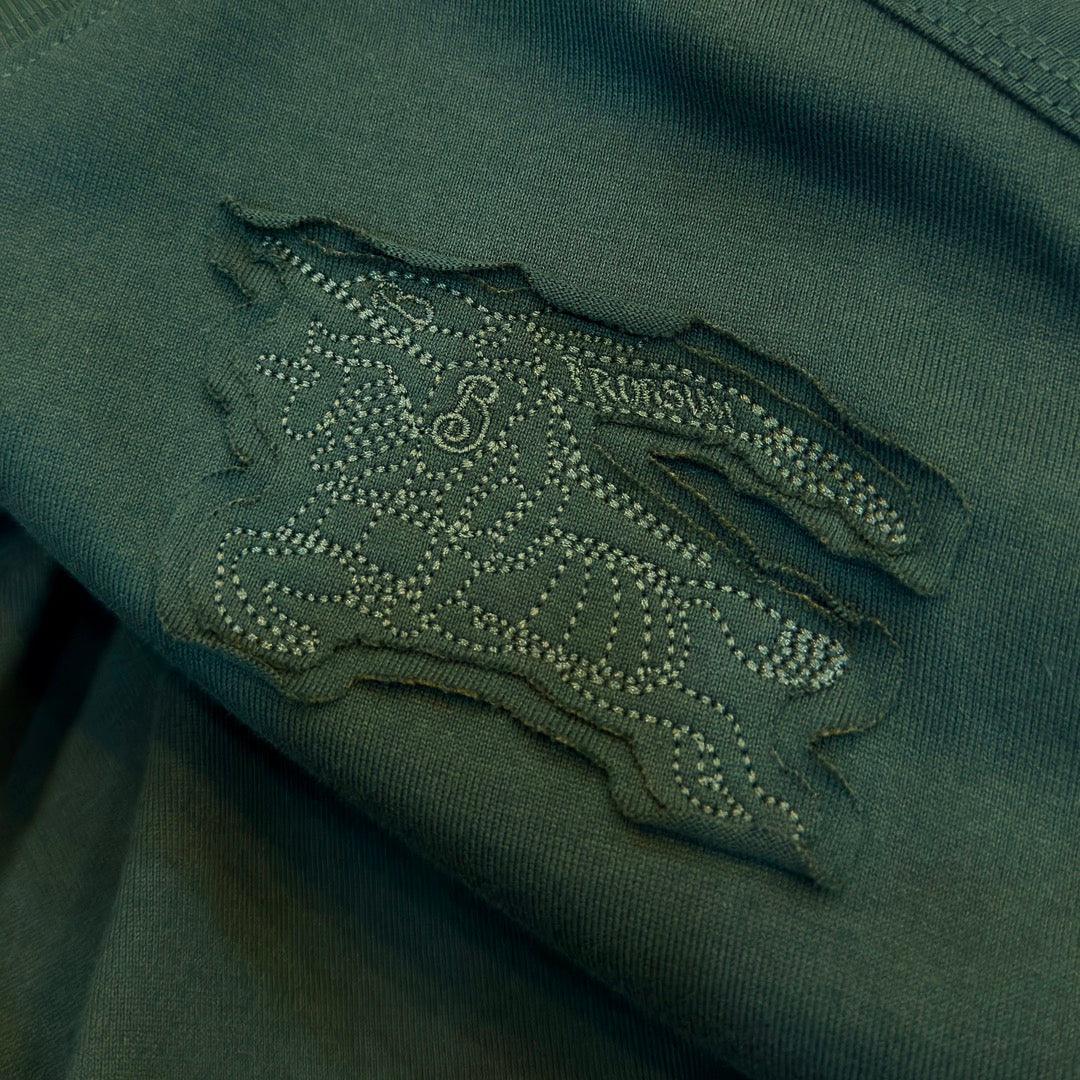 Burberry T-Shirt Without Collar 'Green'