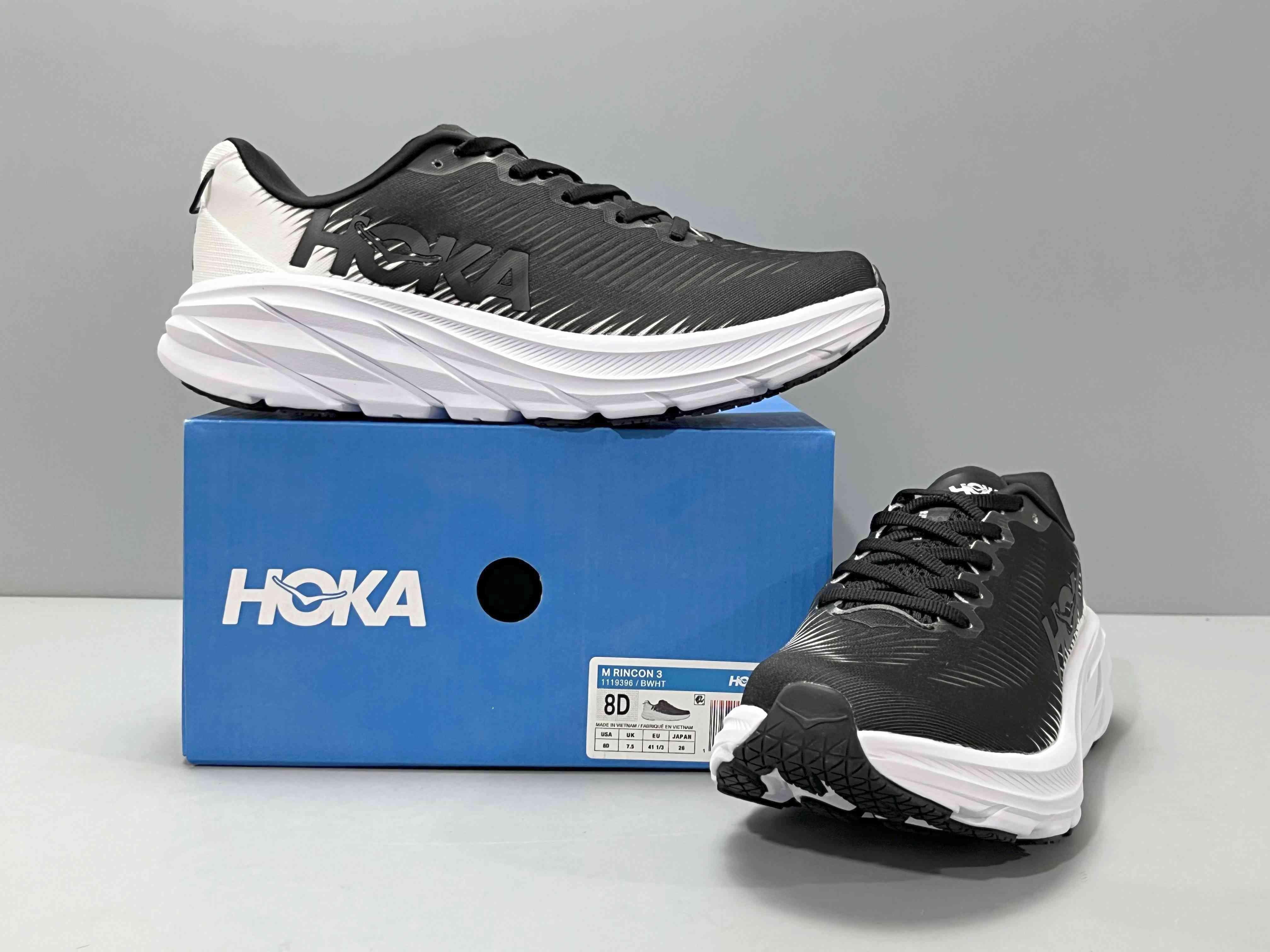 Hoka One One Rincon 3 'Black White'