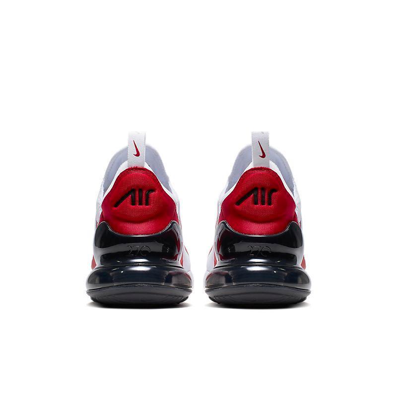 Nike Air Max 270 White Anthracite Red - Men's Lifestyle Sneakers