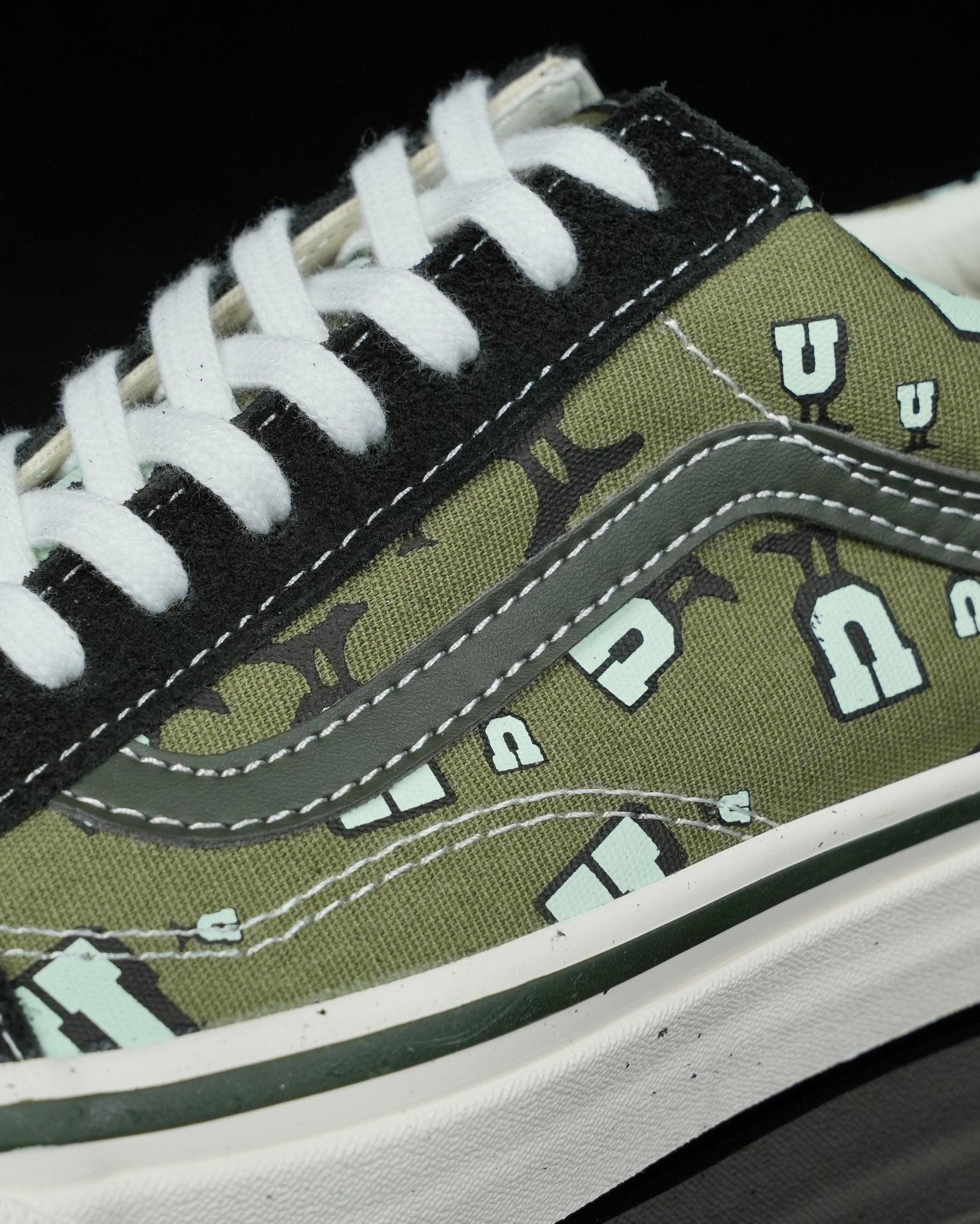 UNDEFEATED x Vans U-Man 'Green/Black/White'