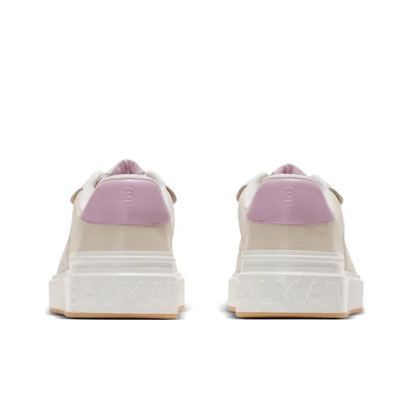 BALMAIN B-Court Flip Leather Sneakers