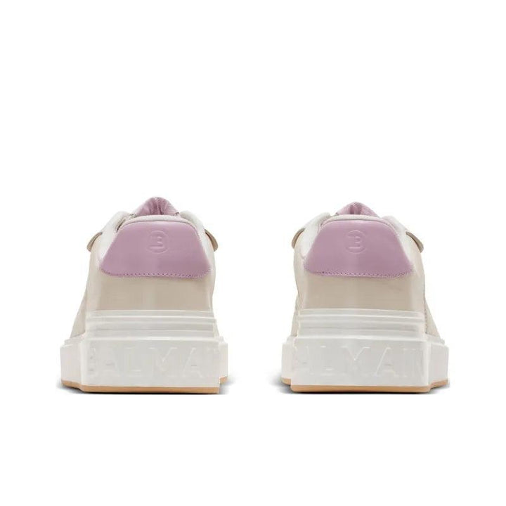 BALMAIN B-Court Flip Leather Sneakers