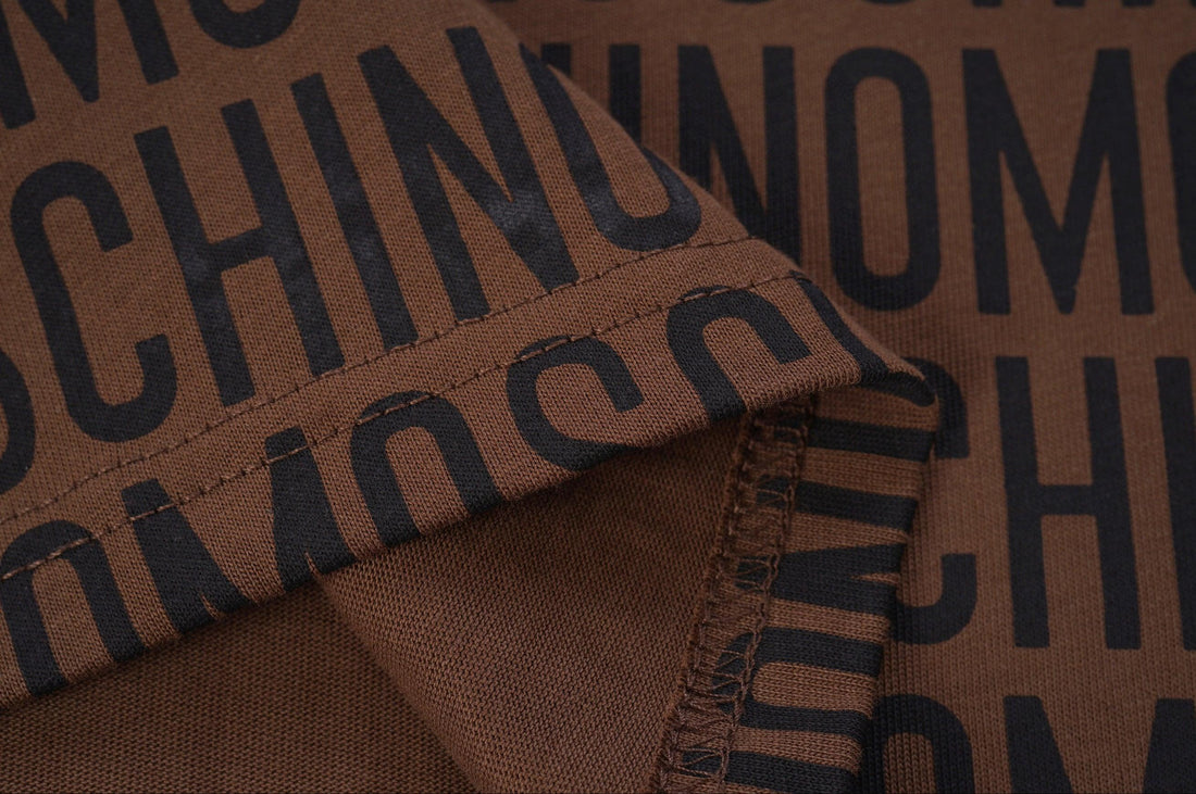 Moschino T-Shirt Without Collar 'Brown-Black'