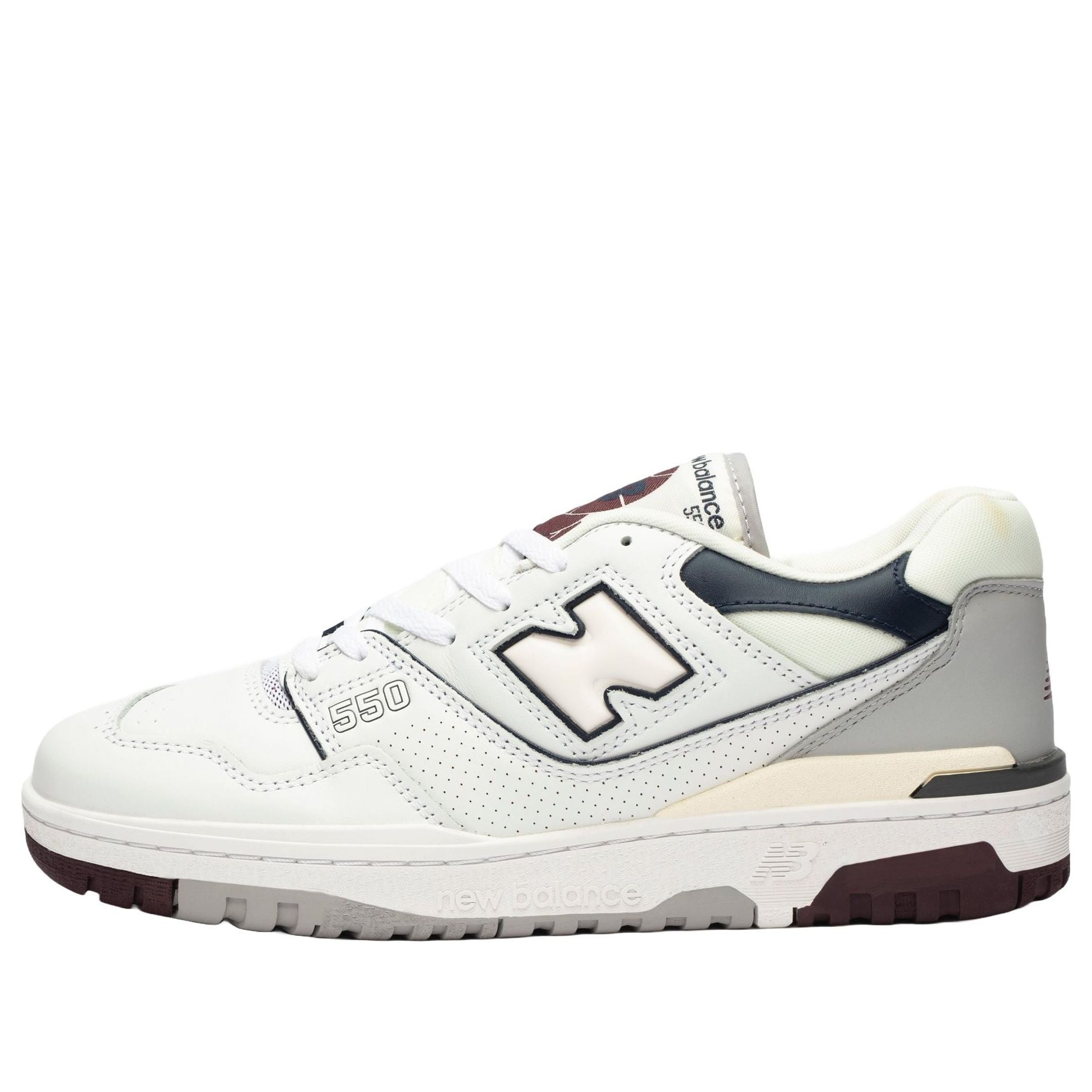 New Balance 550 'White Indigo Burgundy' BB550PWB