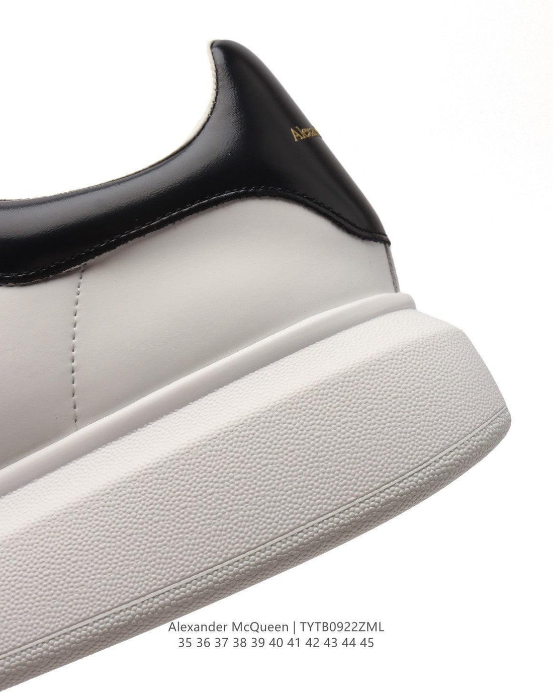 Alexander McQueen Oversized Sneakers - White & Black Leather