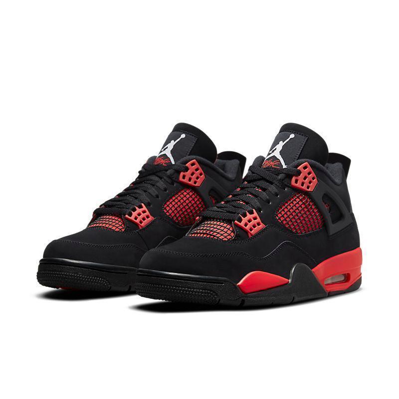 Air Jordan 4 Retro 'Red Thunder' - Men's Iconic Basketball Sneakers