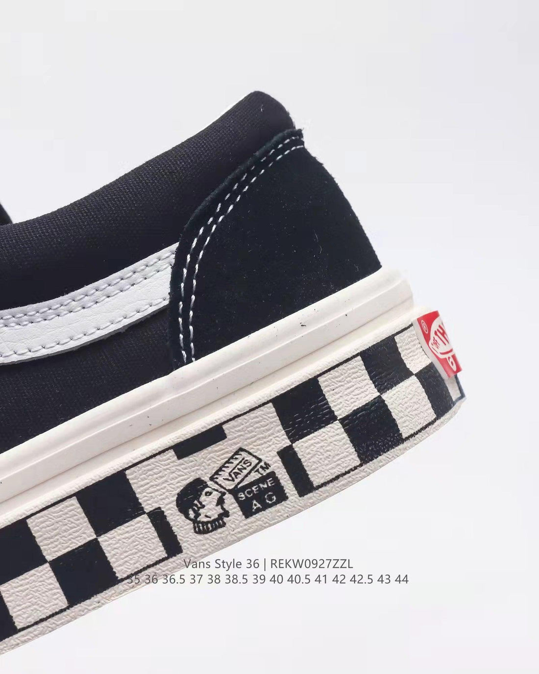 Vans Style 36 Checkerboard 'Black/White'