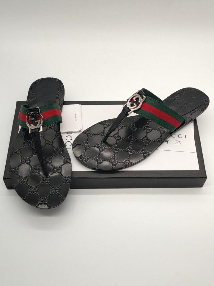 Gucci Leather Slippers for Men – Luxury Comfort & Style (New)