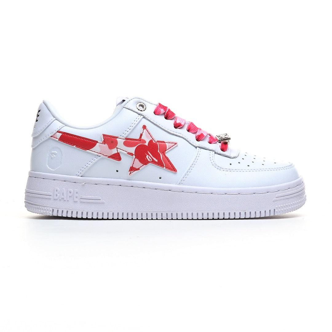 A Bathing Ape Bape Sta Low ABC 'Camo White Pink'
