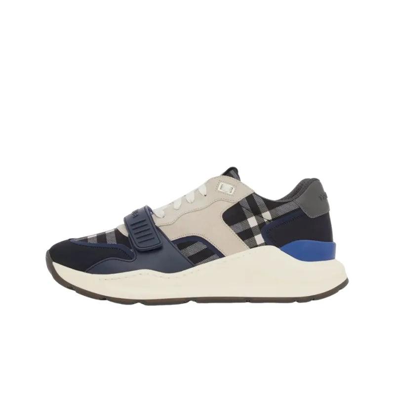 Burberry Check Sneakers 'Dark Charcoal Blue'