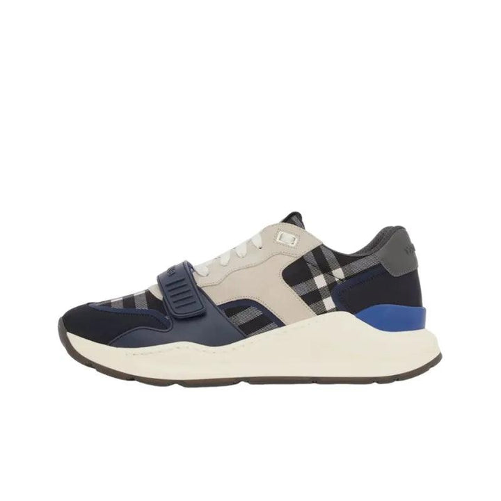 Burberry Check Sneakers 'Dark Charcoal Blue'