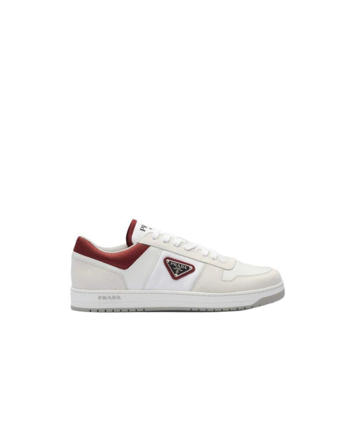 Prada Downtown Re-Nylon sneakers 'White/Red'