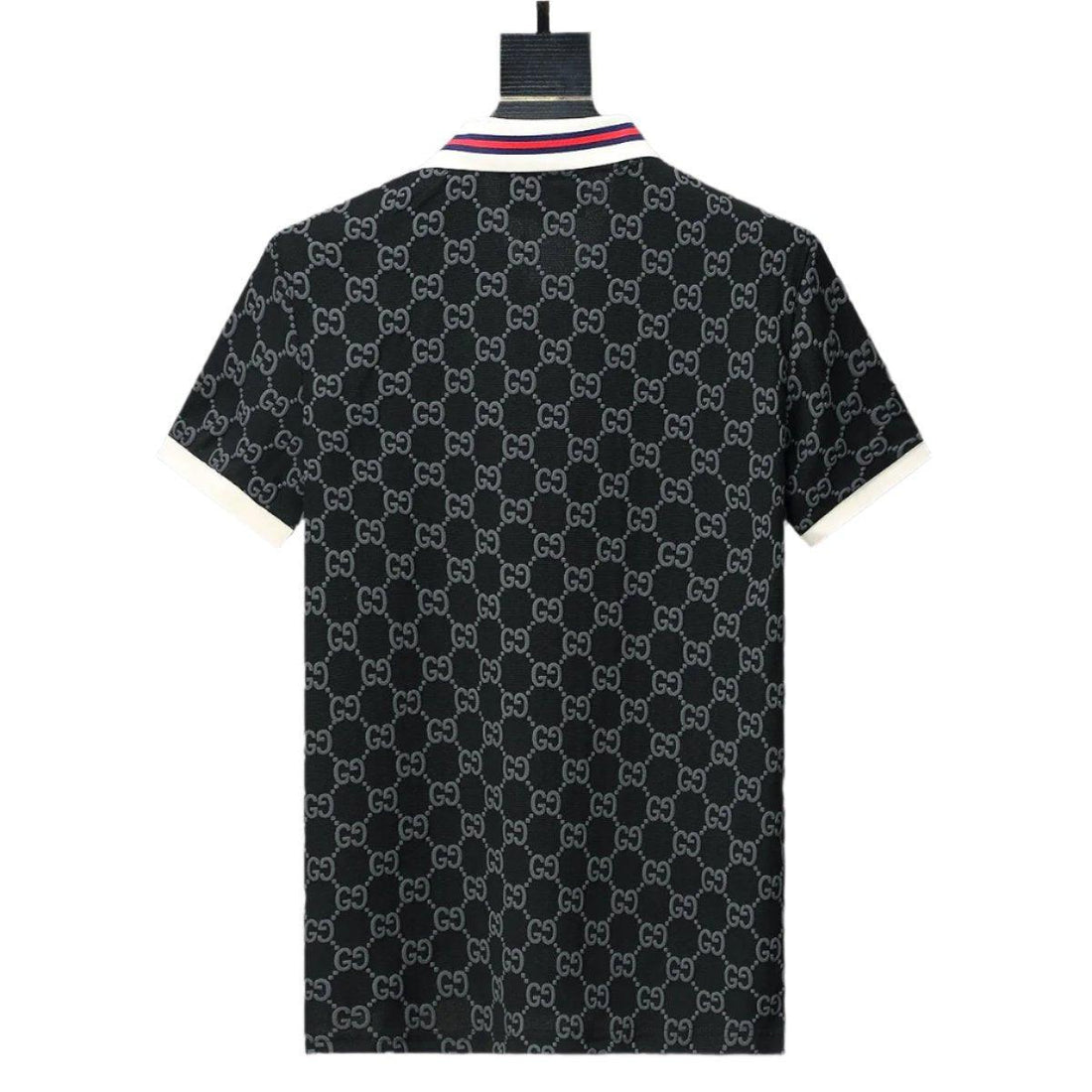 Gucci Black Collar T-Shirt – Premium Cotton Luxury Tee