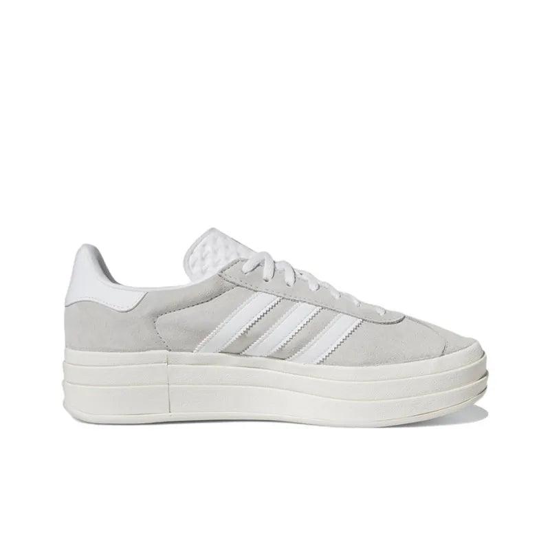 Adidas Gazelle Bold Grey White | Premium Suede Sneakers | Casual Comfort